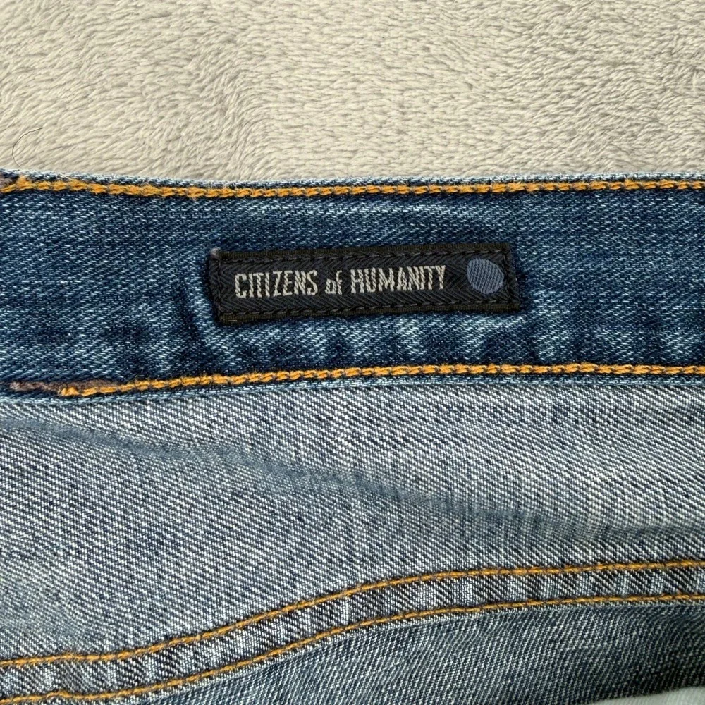 Citizens of‎ Humanity Perfect Straight Leg Jeans Blue Mens Made in USA Size 38 - Picture 12 of 16